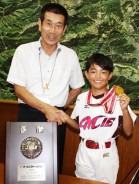 県選抜で優勝報告