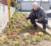 花岡の花壇