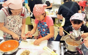 多気、山の神、親子料理教室