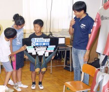 フリーダイビング選手が講演