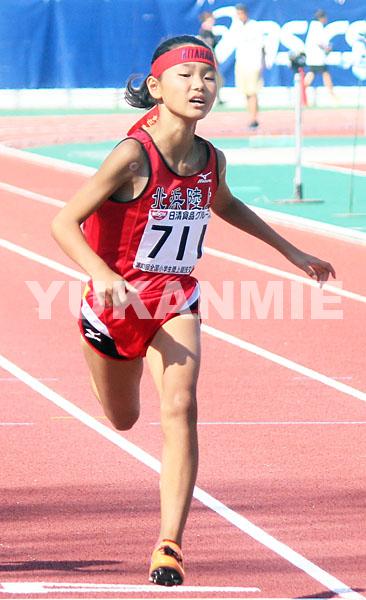 中川さんが100メートルで４連覇 陸上競技 県小学生クラブ対抗選手権 三重県中南勢の郷土紙 夕刊三重新聞社