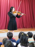 鎌田幼でバイオリン