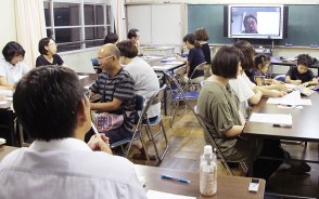 松江小で市長と語る会