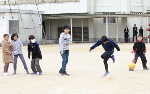 北海道の子が小野江小へ