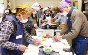 多気老クが男の料理教室