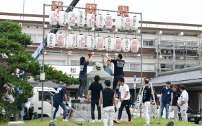 190703祇園まつり提灯飾り