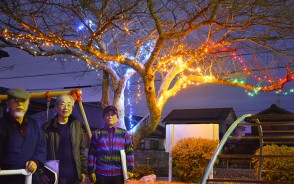 191220金剛坂公園に電飾