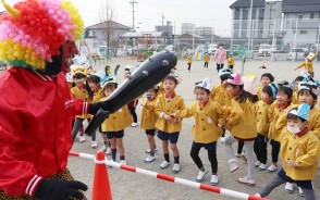 200203まつさか幼で豆まき