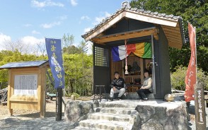 200420大杉地区、観音堂を建て直す
