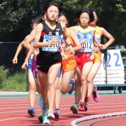 200825【陸上競技】女子1500を制した三雲中須山さん