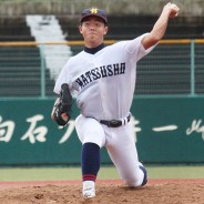 200912高校野球・松商-南伊勢_石田投手