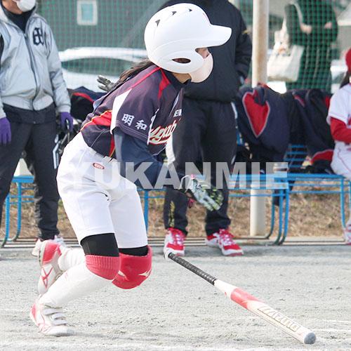 210202いつきのみや杯女子ソフトで明和・雅が優勝プレー